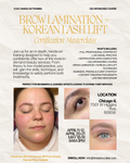Brow Lamination + Korean Lash Lift Masterclass (Private)